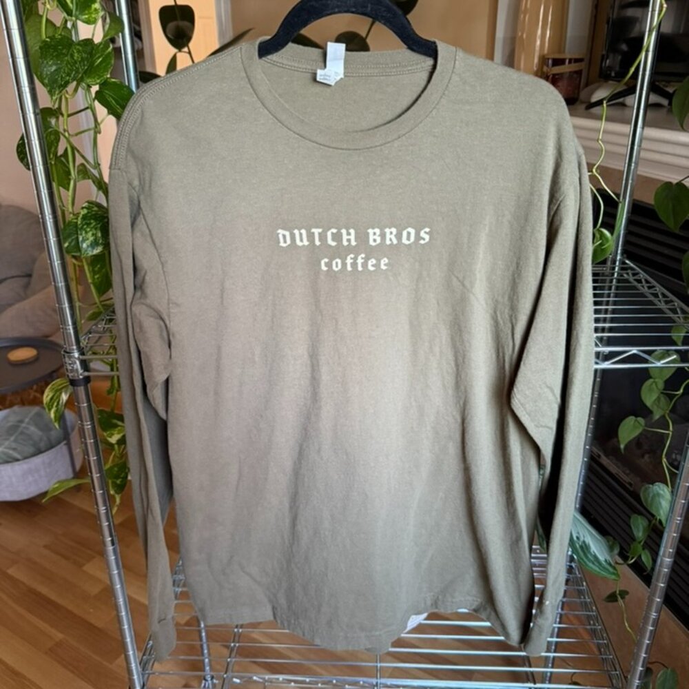 Dutch Bros Coffee Long Sleeve – Olive